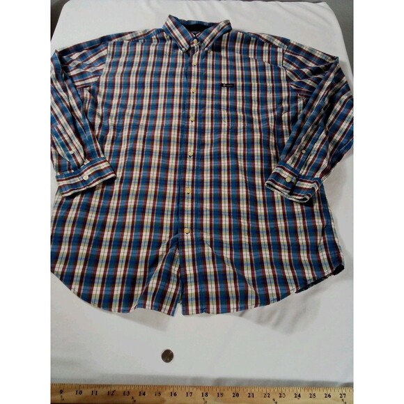 Men's Long Sleeve Chaps Multicolor Shirt‎ Size Large - Picture 3 of 10